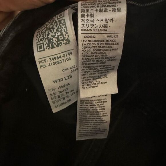 Levi’s wedgie straight jeans button fly 30 - Picture 6 of 10